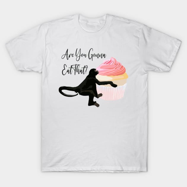 Cupcake Monkey T-Shirt by smoochugs